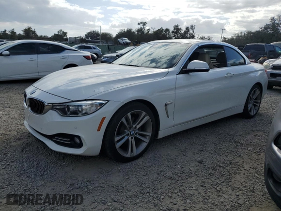 2016 BMW 4 Series 428i with VIN WBA3V7C54G5A27939, listed as a Copart auction lot 80689834 with 66,698 mi miles and Salvage title. Bid and sale history available at DreamBid. Image 1.