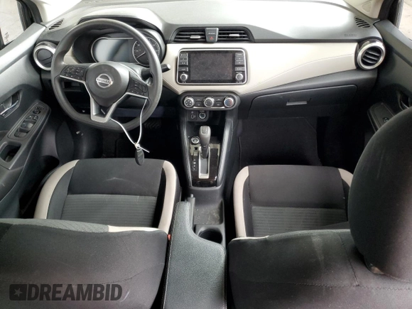 2022 Nissan Versa SV z VIN 3N1CN8EVXNL827454, wystawiony jako Copart lot #59693745 z przebiegiem 50 467 mil mil oraz Nie do naprawy • Non repairable. Historia ofert i sprzedaży dostępna na DreamBid. Obrazek 8.