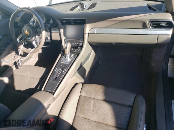 2017 Porsche 911 Carrera S with VIN WP0CB2A92HS155715, listed as a Copart auction lot 75542204 with 0 mi miles and Non Repairable. Bid and sale history available at carsss.com. Image 8.