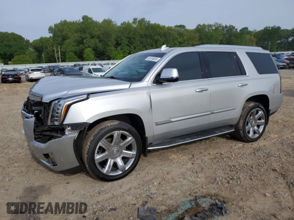 2018 Cadillac Escalade Luxury with VIN 1GYS3BKJ0JR372219, listed as a Copart auction lot 54104855 with 69,347 mi miles and Salvage title. Bid and sale history available at DreamBid. Image 1.