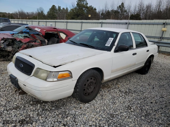 2011 Ford Police Interceptor with VIN 2FABP7BV6BX125701, listed as a Copart auction lot 50020815 with 215,592 mi miles and Salvage Title. Bid and sale history available at carsss.com. Image 1.