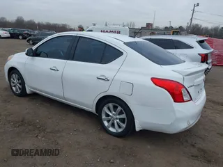 2014 Nissan Versa SV with VIN 3N1CN7AP6EL848965, listed as a IAAI auction lot 41810221 with 80,378 mi miles. Bid and sale history available at carsss.com. Image 3.