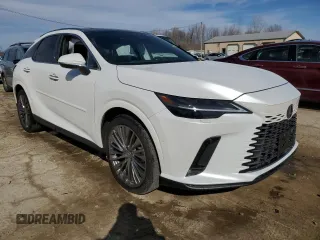 2024 Lexus RX with VIN 2T2BAMCA9RC060925, listed as a Copart auction lot 47474415 with 4,303 mi miles and Salvage Title. Bid and sale history available at carsss.com. Image 4.