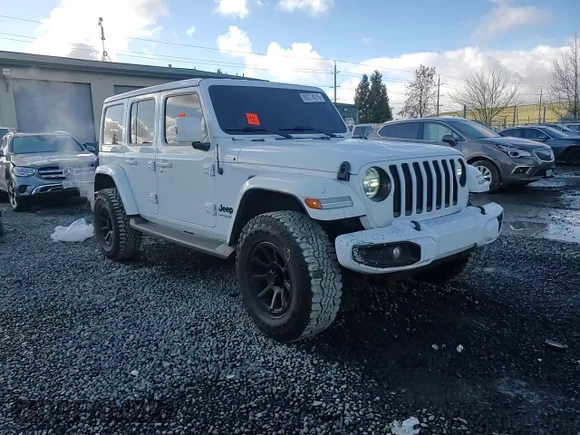 2020 Jeep Wrangler Unlimited Sahara Altitude z VIN 1C4HJXEG2LW319304, wystawiony jako Copart lot #88274015 z przebiegiem 50 599 mil mil oraz Szkoda całkowita • Salvage title. Historia ofert i sprzedaży dostępna na DreamBid. Obrazek 12.