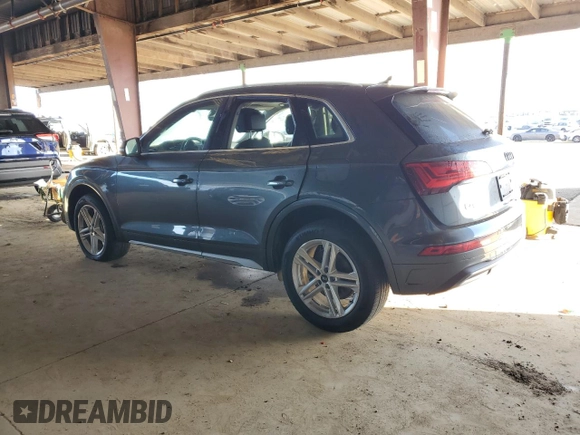 2021 Audi Q5 Premium z VIN WA1G2AFY4M2113014, wystawiony jako Copart lot #83477714 z przebiegiem 36 816 mil mil oraz Szkoda całkowita • Salvage title. Historia ofert i sprzedaży dostępna na DreamBid. Obrazek 2.