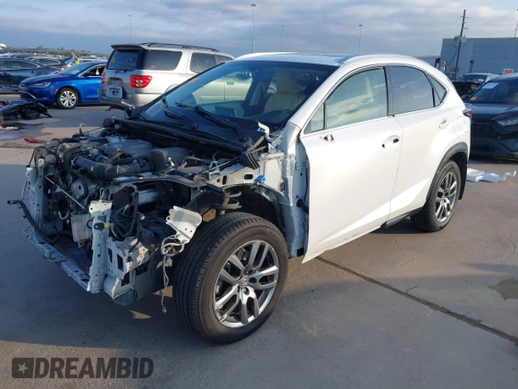 2015 Lexus NX 200t with VIN JTJYARBZ4F2017376, listed as a IAAI auction lot 41058612 with 55,471 mi miles. Bid and sale history available at carsss.com. Image 23.