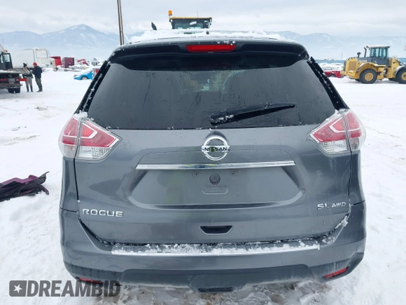 2016 Nissan Rogue SL with VIN 5N1AT2MV7GC805222, listed as a IAAI auction lot 41598322 with 145,568 mi miles and . Bid and sale history available at DreamBid. Image 17.