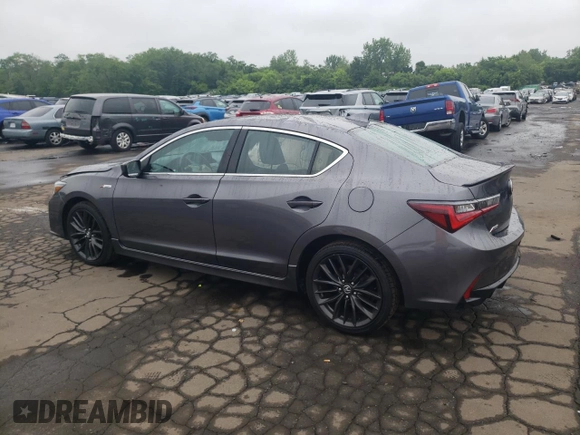 2021 Acura ILX Premium with VIN 19UDE2F81MA006340, listed as a Copart auction lot 60345715 with 106,799 mi miles and Salvage title. Bid and sale history available at DreamBid. Image 2.