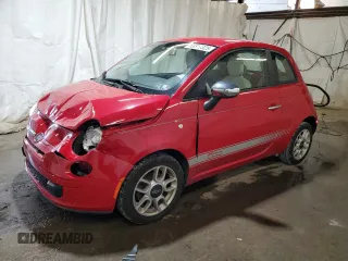 2012 FIAT 500 Pop with VIN 3C3CFFAR0CT243198, listed as a Copart auction lot 63317325 with 54,537 mi miles and Salvage title. Bid and sale history available at DreamBid. Image 1.