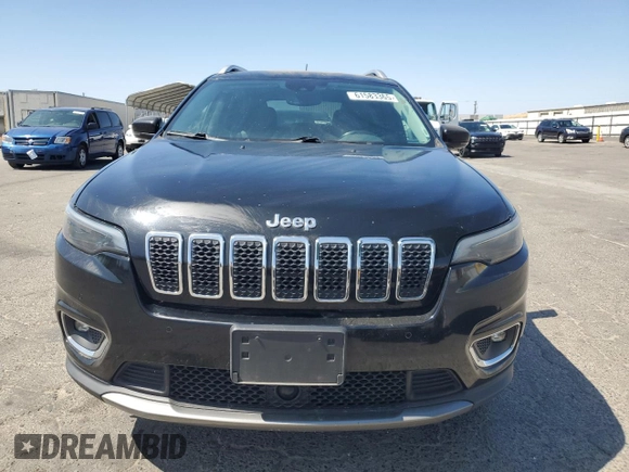 2019 Jeep Cherokee Limited with VIN 1C4PJMDX4KD280396, listed as a Copart auction lot 61583365 with 126,586 mi miles and Clean title. Bid and sale history available at DreamBid. Image 5.