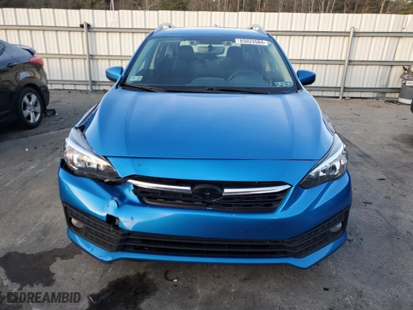 2022 Subaru Impreza Premium with VIN 4S3GTAV65N3717203, listed as a Copart auction lot 85024584 with 61,075 mi miles and Salvage Title. Bid and sale history available at carsss.com. Image 5.