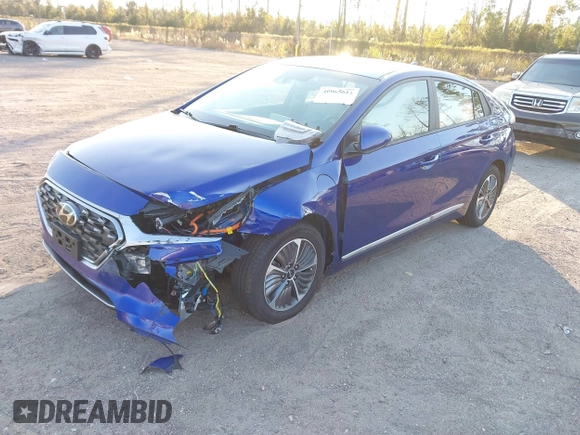2021 Hyundai Ioniq SE with VIN KMHC65LD8MU252578, listed as a IAAI auction lot 40965612 with 25,384 mi miles and . Bid and sale history available at DreamBid. Image 17.