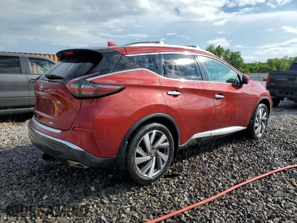 2020 Nissan Murano SL with VIN 5N1AZ2CJ2LN151712, listed as a Copart auction lot 56935635 with 51,100 mi miles and Salvage title. Bid and sale history available at DreamBid. Image 3.