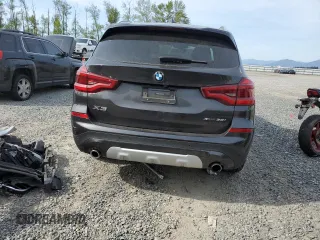 2019 BMW X3 xDrive30i with VIN 5UXTR9C50KLP90236, listed as a Copart auction lot 54836495 with 51,380 mi miles and Salvage Title. Bid and sale history available at DreamBid. Image 6.