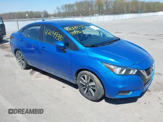 2021 Nissan Versa SV with VIN 3N1CN8EV4ML844328, listed as a IAAI auction lot 42049387 with 73,067 mi miles and . Bid and sale history available at DreamBid. Image 1.
