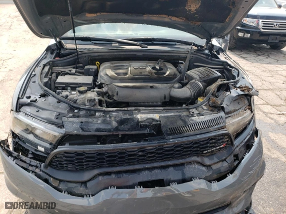 2022 Dodge Durango GT with VIN 1C4RDJDG7NC107304, listed as a Copart auction lot 63988544 with 56,471 mi miles and Salvage Title. Bid and sale history available at carsss.com. Image 12.