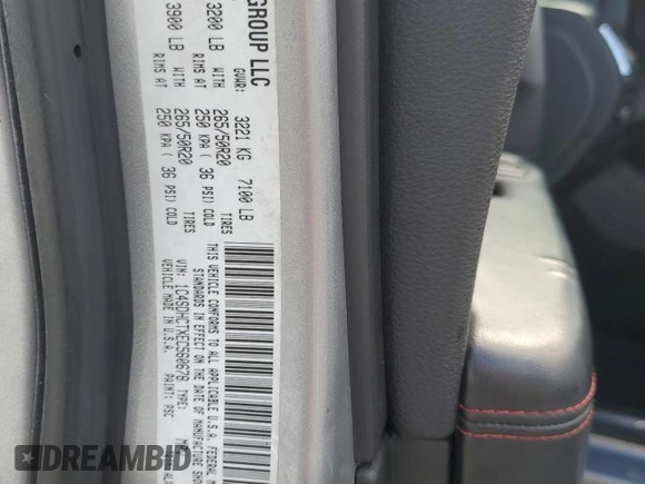 2014 Dodge Durango R/T with VIN 1C4SDHCTXEC560678, listed as a Copart auction lot 52456825 with 182,351 mi miles and Clean title. Bid and sale history available at DreamBid. Image 13.
