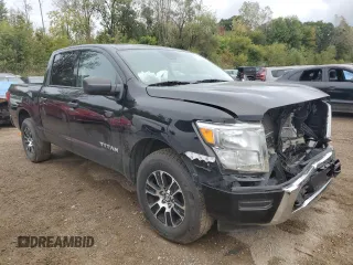 2022 Nissan Titan SV with VIN 1N6AA1EC9NN103645, listed as a Copart auction lot 71943704 with 58,747 mi miles and Clean title. Bid and sale history available at DreamBid. Image 4.