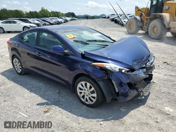 2013 Hyundai Elantra Limited with VIN 5NPDH4AE1DH168041, listed as a Copart auction lot 49709275 with 151,101 mi miles and Salvage Title. Bid and sale history available at DreamBid. Image 4.