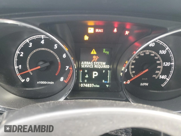 2021 Mitsubishi Outlander SE with VIN JA4APVAU2MU017275, listed as a Copart auction lot 87055624 with 74,837 mi miles and Salvage title. Bid and sale history available at DreamBid. Image 9.