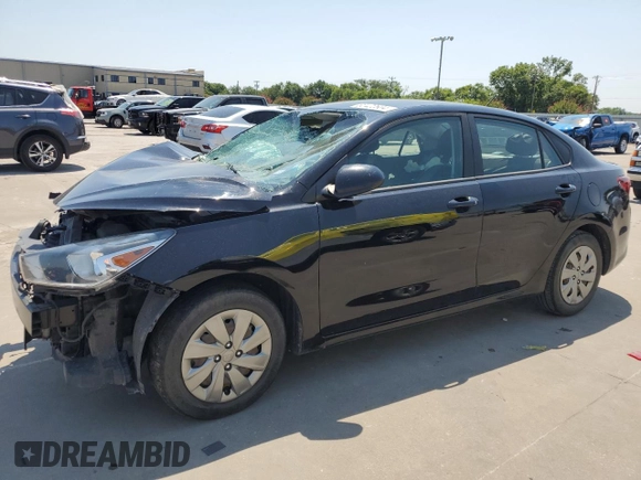 2019 Kia Rio S with VIN 3KPA24AB3KE242006, listed as a Copart auction lot 62422604 with 128,723 mi miles and Salvage Title. Bid and sale history available at DreamBid. Image 1.