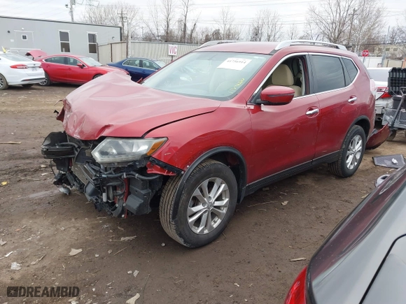2016 Nissan Rogue SV with VIN 5N1AT2MV9GC785054, listed as a IAAI auction lot 41756914 with 163,680 mi miles. Bid and sale history available at carsss.com. Image 18.