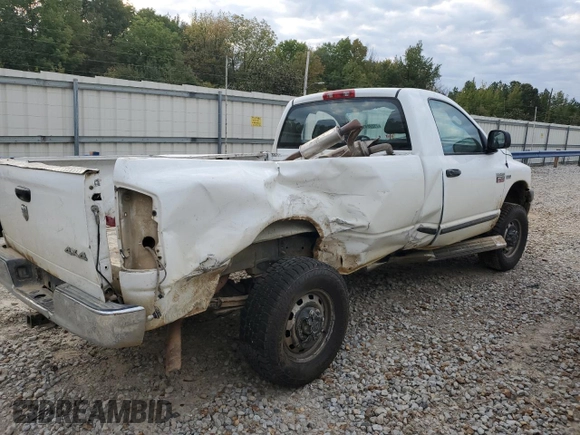 2007 Dodge Ram 2500 ST with VIN 3D7KS26D67G827439, listed as a Copart auction lot 75892414 with 0 mi miles and Non Repairable. Bid and sale history available at carsss.com. Image 3.