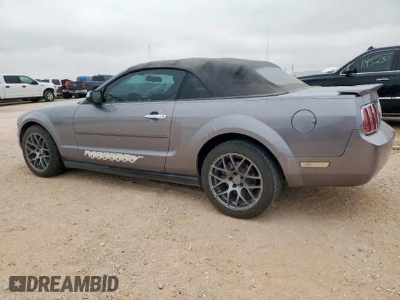 2007 Ford Mustang Deluxe with VIN 1ZVFT84N675330712, listed as a Copart auction lot 58337415 with 105,123 mi miles and Salvage title. Bid and sale history available at DreamBid. Image 2.