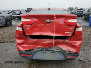 2015 Kia Rio LX with VIN KNADM4A38F6507494, listed as a Copart auction lot 72567224 with 93,456 mi miles and Salvage Title. Bid and sale history available at carsss.com. Image 6.