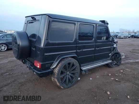 2013 Mercedes-Benz G 550 with VIN WDCYC3HF4DX213836, listed as a Copart auction lot 86434554 with 130,167 mi miles and Salvage title. Bid and sale history available at DreamBid. Image 3.