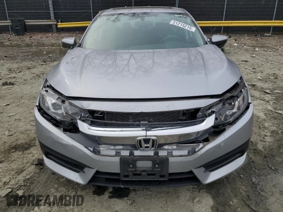 2018 Honda Civic EX with VIN 2HGFC2F75JH532134, listed as a Copart auction lot 51215215 with 35,189 mi miles and Salvage Title. Bid and sale history available at DreamBid. Image 5.