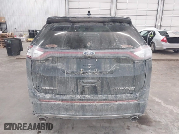 2016 Ford Edge Titanium with VIN 2FMPK4K81GBC52511, listed as a IAAI auction lot 41449953 with 370,101 mi miles. Bid and sale history available at carsss.com. Image 16.