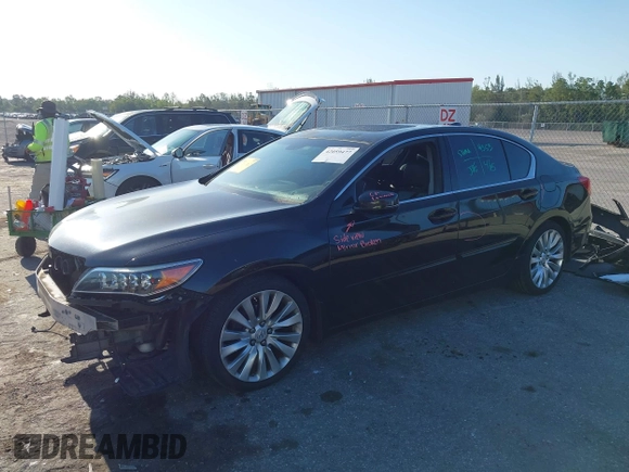 2014 Acura RLX Advance Pkg with VIN JH4KC1F95EC003282, listed as a IAAI auction lot 42059477 with 186,283 mi miles. Bid and sale history available at carsss.com. Image 17.