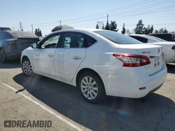 2015 Nissan Sentra SV with VIN 3N1AB7APXFY292227, listed as a Copart auction lot 52735955 with 193,244 mi miles and Salvage Title. Bid and sale history available at carsss.com. Image 2.