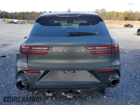 2024 Genesis GV70 Sport z VIN 5NMMCDTC3RH004157, wystawiony jako Copart lot #82702064 z przebiegiem 15 241 mil mil oraz Szkoda całkowita • Salvage title. Historia ofert i sprzedaży dostępna na DreamBid. Obrazek 6.