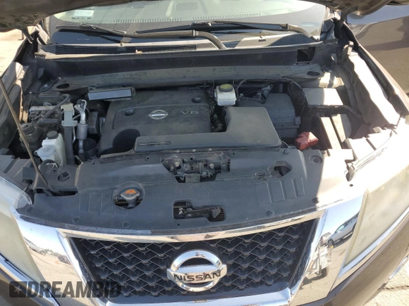 2015 Nissan Pathfinder S with VIN 5N1AR2MN5FC640834, listed as a Copart auction lot 61502805 with 149,780 mi miles and Salvage title. Bid and sale history available at DreamBid. Image 12.