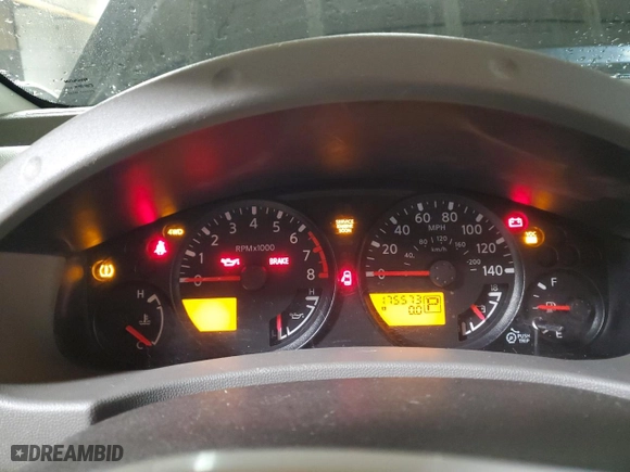 2008 Nissan Xterra S with VIN 5N1AN08W78C535301, listed as a Copart auction lot 47638835 with 175,573 mi miles and Salvage Title. Bid and sale history available at carsss.com. Image 9.