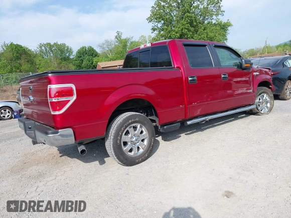 2013 Ford F-150 XL with VIN 1FTFW1ET1DFD31612, listed as a IAAI auction lot 42165526 with 33,817 mi miles and . Bid and sale history available at carsss.com. Image 4.