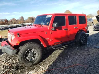 2017 Jeep Wrangler Unlimited Sahara with VIN 1C4HJWEG6HL543338, listed as a Copart auction lot 74326764 with 90,627 mi miles and Salvage Title. Bid and sale history available at carsss.com. Image 1.