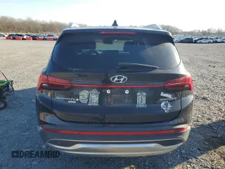 2021 Hyundai Santa Fe Hybrid Blue with VIN KM8S2DA14MU006055, listed as a Copart auction lot 81024404 with 79,167 mi miles and Salvage Title. Bid and sale history available at carsss.com. Image 6.