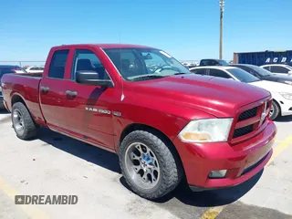2012 Ram 1500 Express with VIN 1C6RD6FT9CS307019, listed as a IAAI auction lot 42832483 with 158,795 mi miles and . Bid and sale history available at DreamBid. Image 1.