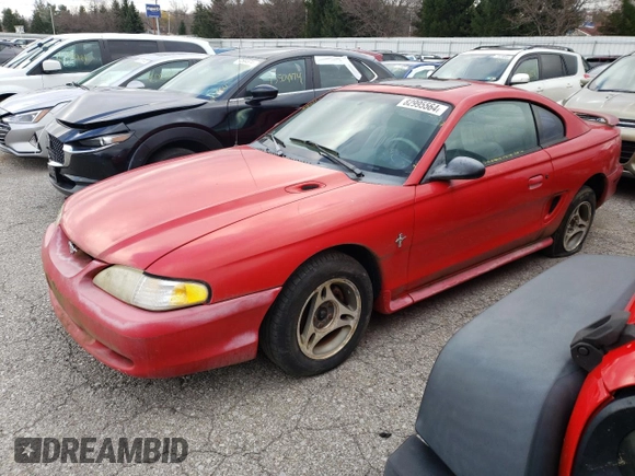 1995 Ford Mustang with VIN 1FALP4041SF254079, listed as a Copart auction lot 82995564 with 164,668 mi miles and Non Repairable. Bid and sale history available at carsss.com. Image 1.