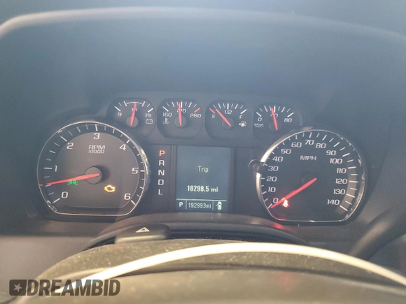 2017 Chevrolet Silverado 1500 Work Truck with VIN 1GCVKNEC8HZ390613, listed as a Copart auction lot 52018655 with 192,993 mi miles and Clean Title. Bid and sale history available at carsss.com. Image 9.