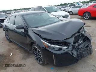2024 Nissan Sentra SR with VIN 3N1AB8DV4RY255002, listed as a IAAI auction lot 42461623 with 19,189 mi miles and . Bid and sale history available at DreamBid. Image 1.