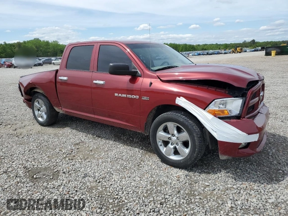 2012 Ram 1500 Express with VIN 1C6RD6KT8CS193455, listed as a Copart auction lot 53996495 with 213,154 mi miles and Salvage title. Bid and sale history available at DreamBid. Image 4.