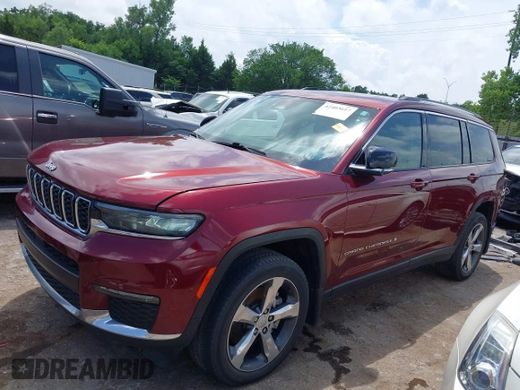 2021 Jeep Grand Cherokee Limited z VIN 1C4RJKBG0M8110273, wystawiony jako IAAI lot #42403617 z przebiegiem 85 133 mil mil oraz . Historia ofert i sprzedaży dostępna na DreamBid. Obrazek 15.