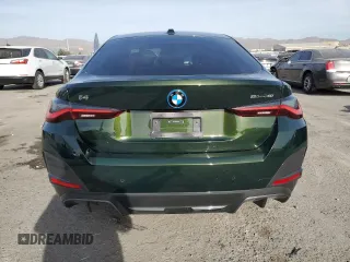 2024 BMW i4 eDrive40 with VIN WBY73AW06RFS32808, listed as a Copart auction lot 85585424 with 15,669 mi miles and Salvage Title. Bid and sale history available at carsss.com. Image 6.