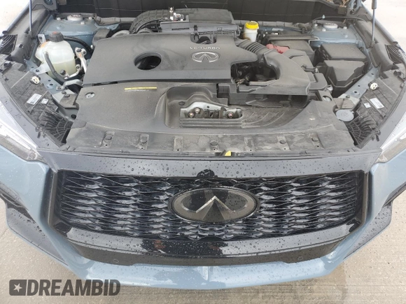 2024 Infiniti QX50 Sport with VIN 3PCAJ5FA9RF101213, listed as a Copart auction lot 81132864 with 16,428 mi miles and Salvage title. Bid and sale history available at DreamBid. Image 12.