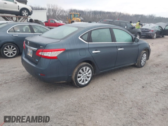 2014 Nissan Sentra S with VIN 3N1AB7AP9EY227657, listed as a IAAI auction lot 41463079 with 158,013 mi miles and . Bid and sale history available at DreamBid. Image 4.