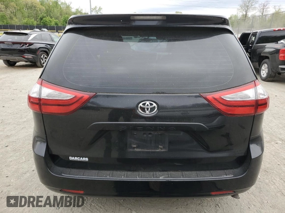 2017 Toyota Sienna L z VIN 5TDZZ3DC1HS786239, wystawiony jako Copart lot #53664265 z przebiegiem Nie podano mil oraz Szkoda całkowita • Salvage title. Historia ofert i sprzedaży dostępna na DreamBid. Obrazek 6.
